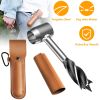Outdoor Camping Survival Tools for Bushcraft Hand Auger Wrench Woodworking Drill Survival Settler Tool Scotch Eye Auger