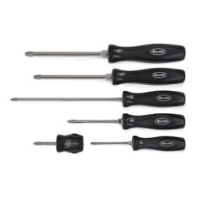 Williams Endurogrip™ 6-Piece Phillips Screwdriver Set – Heavy-Duty Grip Tools for Camping, RV & Outdoor Repairs