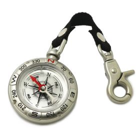 Mini Waterproof Keychain Compass – Shockproof Survival Compass for Hiking, Camping & Outdoor Adventure