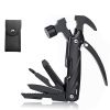 Portable Stainless Steel Claw Hammer Multitool – Pocket Survival Tool with Nylon Sheath for Camping, Hunting & Hiking