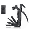 Portable Stainless Steel Claw Hammer Multitool – Pocket Survival Tool with Nylon Sheath for Camping, Hunting & Hiking