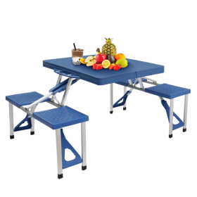 [Same Model Code: 01976802]Siamese Folding Tables and Chairs-Plastic PS Thickening