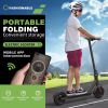 WHOSU J03 Pro Electric Scooter – 350W Folding Commuter Scooter with 8.5" Tires, Up to 22-Mile Range & Dual Brakes