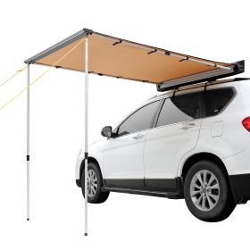 VEVOR 6.6' x 8.2' Car Side Awning – Retractable Vehicle Shade with PU3000 Waterproof & UV50+ Protection
