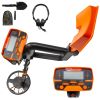 VEVOR Waterproof Metal Detector – Camping, Exploring, High Accuracy Underwater Detector with LCD Display and Headphones for Adults & Kids