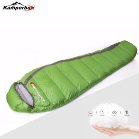 Kamperbox Winter Down Sleeping Bag – Lightweight Cold Weather Camping Sleeping Bag