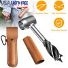 Outdoor Camping Survival Tools for Bushcraft Hand Auger Wrench Woodworking Drill Survival Settler Tool Scotch Eye Auger