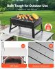 VEVOR 2-Tier Portable Camping Kitchen Table – Folding Outdoor Cook Station with Zippered Storage Bag