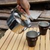 Outdoor Multifunctional 304 Stainless Steel Boiling Kettle – Portable Foldable Coffee & Camping Teapot for Hiking, Fishing & Mountaineering