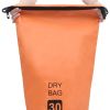 7.9 Gal Orange Dry Bag – Waterproof PVC Bag for Camping, Boating, Hiking & Outdoor Adventures