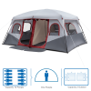 10-Person Family, Camp, Cabin Tent – 2-Room Large Camping Tent with Storage Pockets & Spacious Interior
