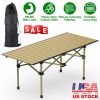 LakeForest Heavy-Duty Folding Camping Table – Portable Carbon Steel Outdoor Table for Camping, BBQ & Picnics