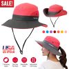 Women’s Summer Sun Bucket Hat – Foldable UV Protection Cotton Cap with Wide Brim & Packable Design for Beach, Fishing, Camping & Travel