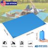 Portable Beach Blanket 4.6’ × 6.6’ – Waterproof, Foldable Camping & Picnic Mat with Storage Pocket