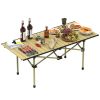 LakeForest Heavy-Duty Folding Camping Table – Portable Carbon Steel Outdoor Table for Camping, BBQ & Picnics