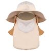 Unisex Wide Brim Fishing Bucket Hat with Breathable Design and Removable Neck & Face Cover – Sun-Proof Outdoor Hat for Fishing, Hiking & Travel