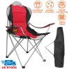Portable Outdoor Beach & Camping Chair – Steel Frame, Padded Comfort, Cup Holder, 330 lbs Max Load