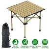 LakeForest Heavy-Duty Folding Camping Table – Portable Carbon Steel Outdoor Table for Camping, BBQ & Picnics
