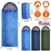 LakeForest All-Season Camping Sleeping Bag for Adults & Teens – 32–50℉, Moisture-Resistant with Carry Bag