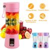 Portable USB Rechargeable Juicer Blender – 6-Blade Fruit & Baby Food Mixer with Powerful Motor