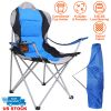 Portable Outdoor Beach & Camping Chair – Steel Frame, Padded Comfort, Cup Holder, 330 lbs Max Load