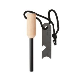 Portable Camping-Magnesium Fire Starter Rod –  Fire Starter Ignition Tool with Striker for Survival, Hiking & Outdoor Cooking (Style: Cylindrical)