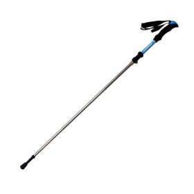 Folding Trekking Poles for use Outdoor Camping & Hiking (Color: Random Colour, Type: Style D)
