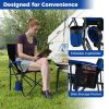 Portable Folding Camping Chair with Side Pocket – Lightweight Outdoor Chair for Camping, Fishing, Hiking & Picnic