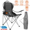 Portable Outdoor Beach & Camping Chair – Steel Frame, Padded Comfort, Cup Holder, 330 lbs Max Load