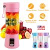 Portable USB Rechargeable Juicer Blender – 6-Blade Fruit & Baby Food Mixer with Powerful Motor
